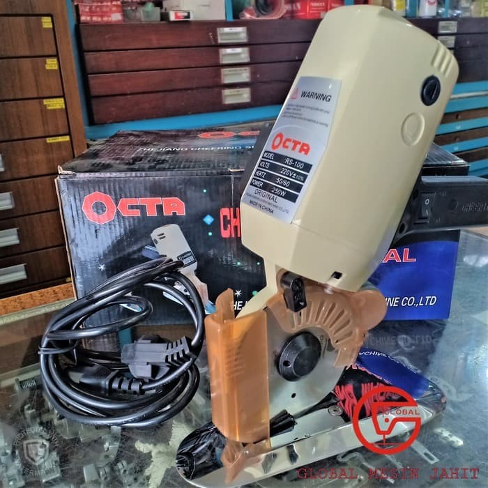 Mesin Potong Bahan dan Kain Octa RS-100 Q Cheering Original Bulat