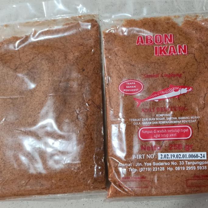 

Abon Ikan (Sambal Lingkung) Asli Belitung