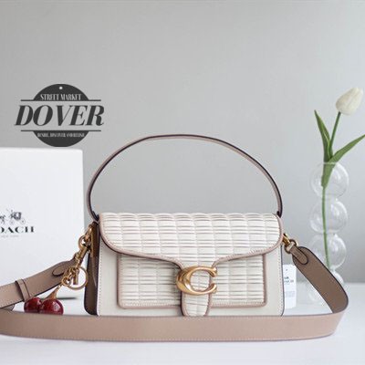 Coach Tabby Shoulder Bag 26 Pleating Chalk - ORIGINAL 100%