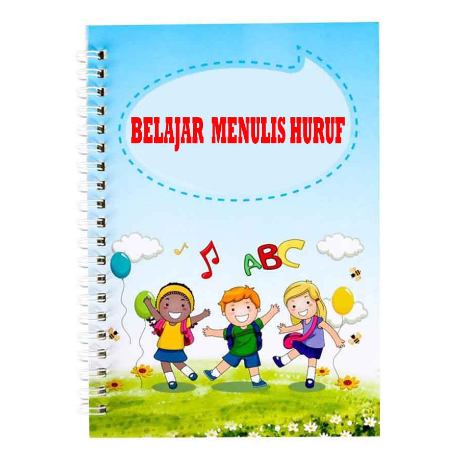 Jual Buku Belajar Menulis Anak 3D " Huruf " | Shopee Indonesia