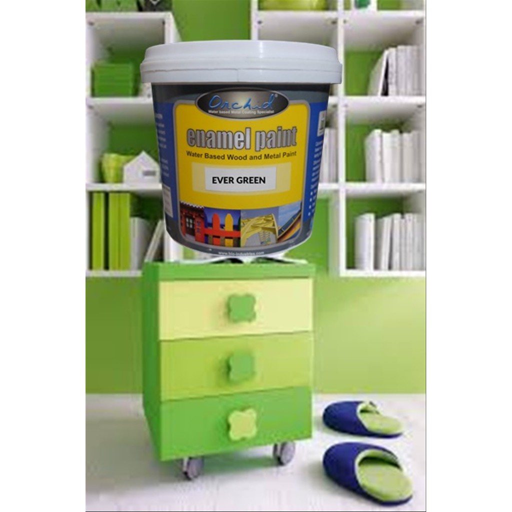 Cat Kayu Murah Waterbased Orchid Ever Green Limited