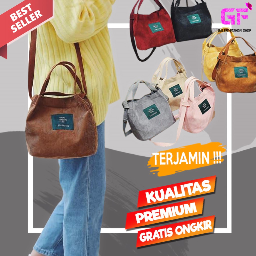 TAS SELEMPANG WANITA SLEMPANG SLING BAG KECIL MINI BAHU CEWEK IMPORT PREMIUM SIMPLE MURAH GF308