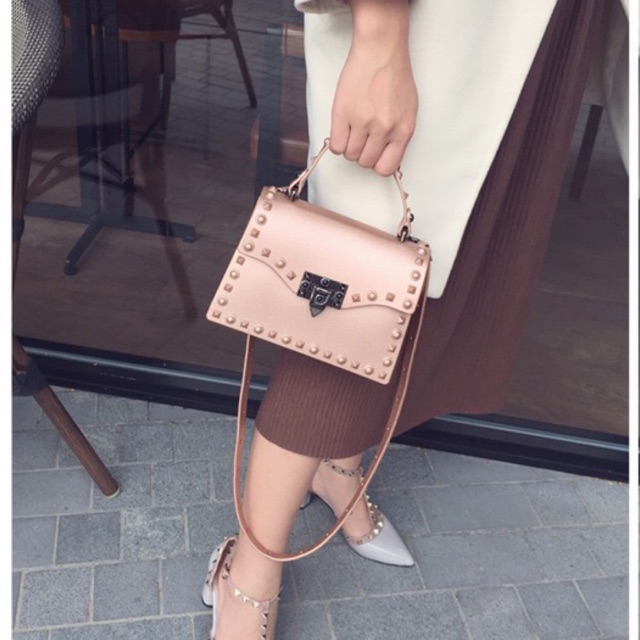 VALENTINO ROCKSTUD CROSSBODY! SMALL SIZE !! JELLY BAG IMPORT MURAH KUALITAS BOUTIQUE