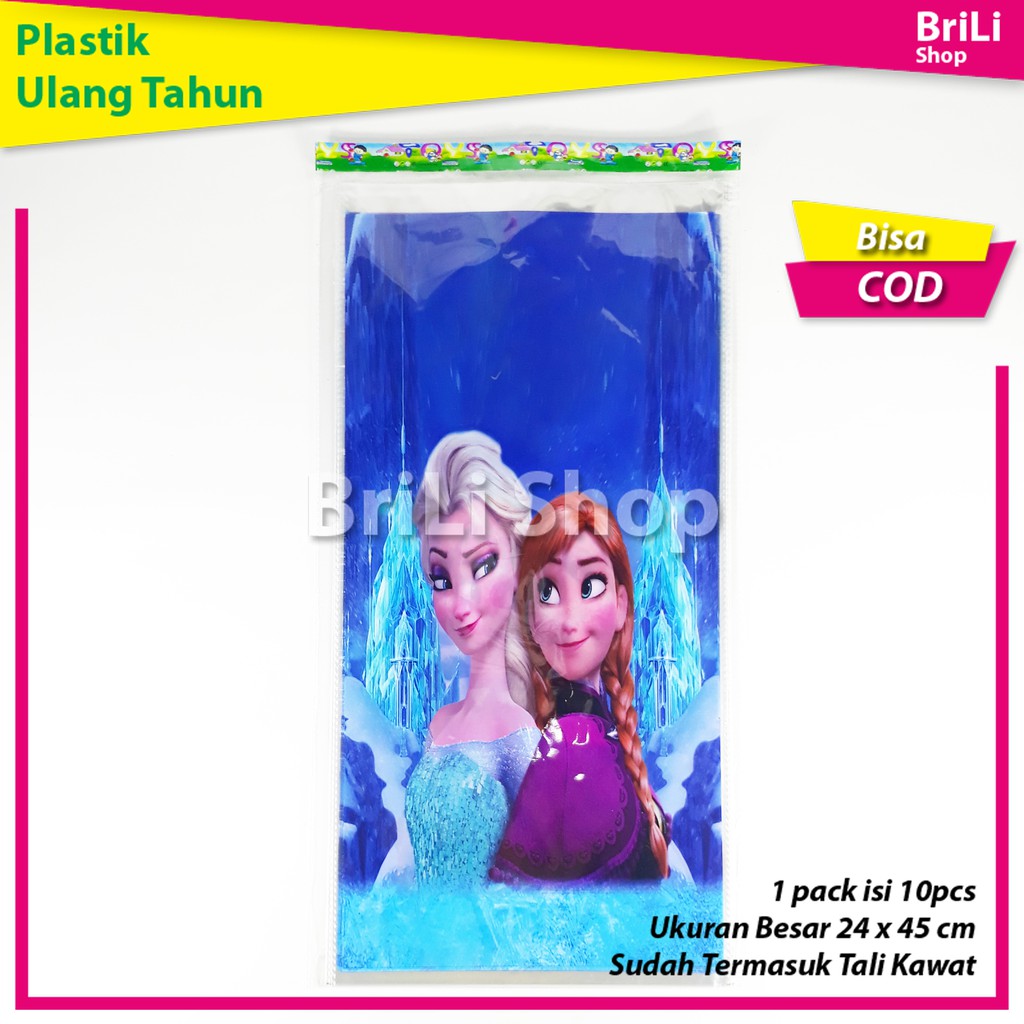 

Plastik Ulang Tahun Frozen Snack Souvenir Sovenir Ultah Goodie Bag Goodybag Goodiebag