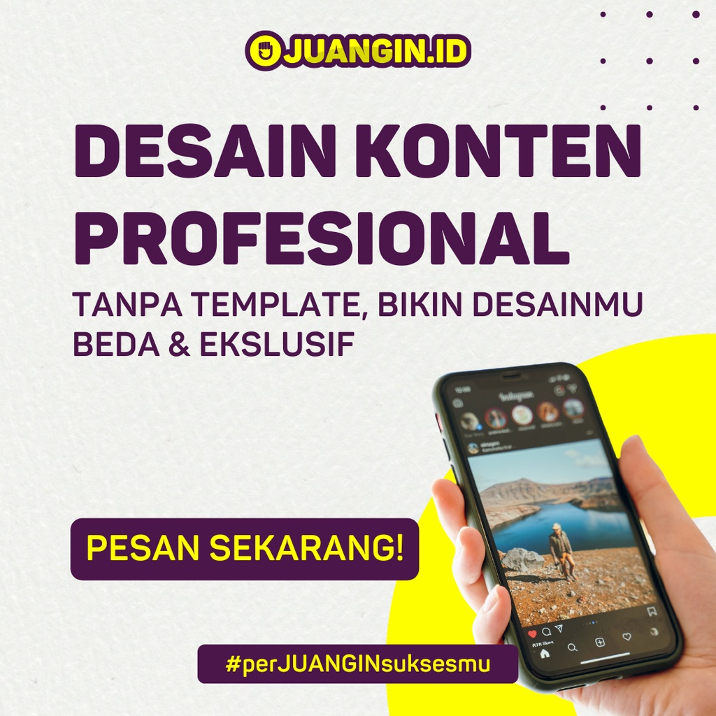 Jasa Desain Konten Sosial Media / Instagram (Baca Deskripsi)