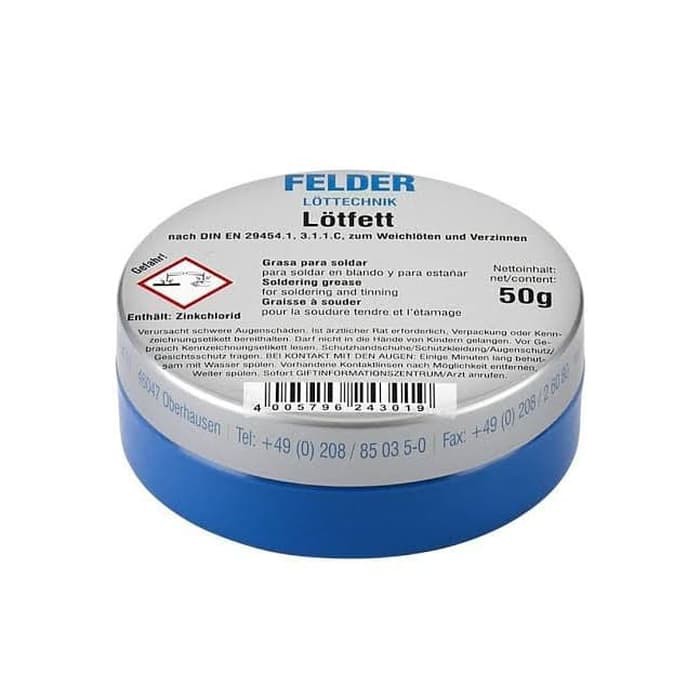 ORIGINAL Solder Pasta Grase Flux 50 g FELDER LOTFETT LOTFET 50gr