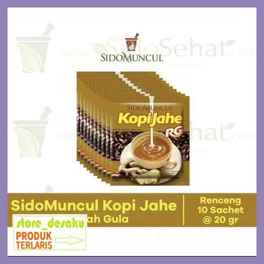 

57Ryr68- Kopi Jahe Sidomuncul Rg (Renceng Isi 10 Sachet) 4E57Edu-