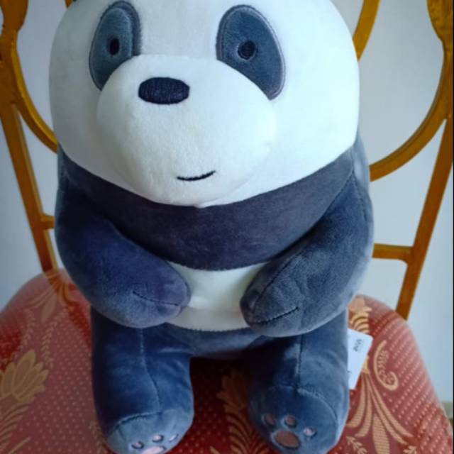 BONEKA MINISO WE BARE BEARS LOVELY  PLUSH TOY PANDA/ICE BEARS/ GRIZZY BONEKA MINISO LUCU