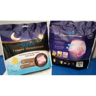 Softex Celana Menstruasi Anti Bocor 1 pack isi 2 pcs | Shopee Indonesia