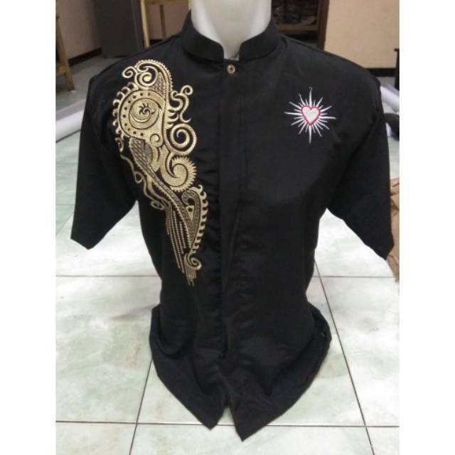 Baju koko psht full bordir murah