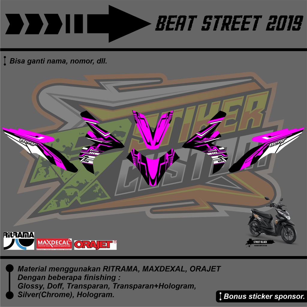 DECAL CUSTOM FULL BODY BEAT STREET 2019