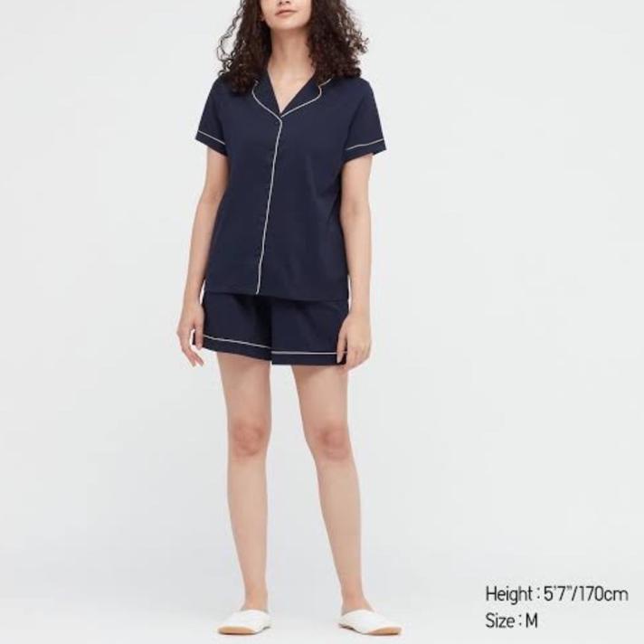 Langsung Beliii.. Uniqlo Rayon Pajamas Set