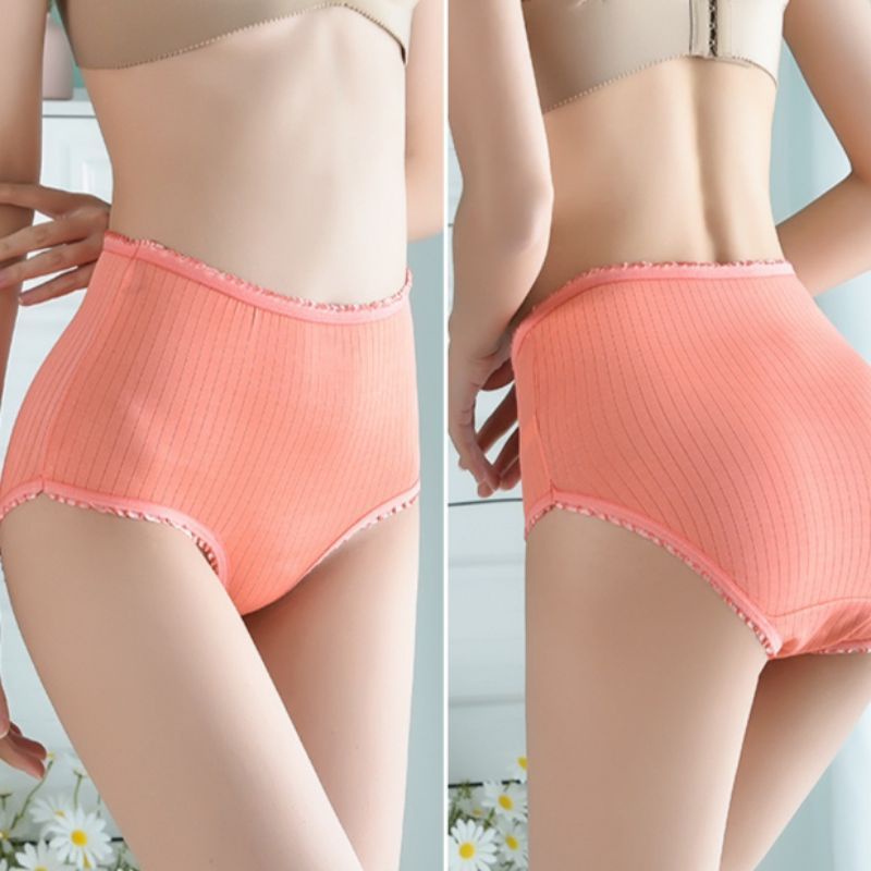 Celana Dalam Wanita Cewek Original Impor Korea Style High Waist Anti Bakteri Murah #16 (jumbo size)