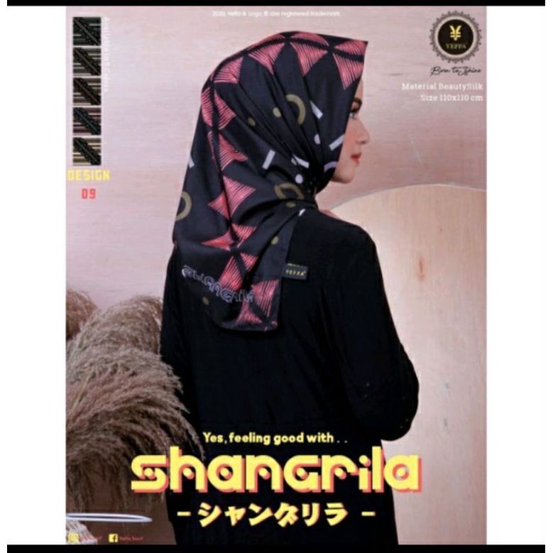 jilbab segi empat shangrila by yeffa