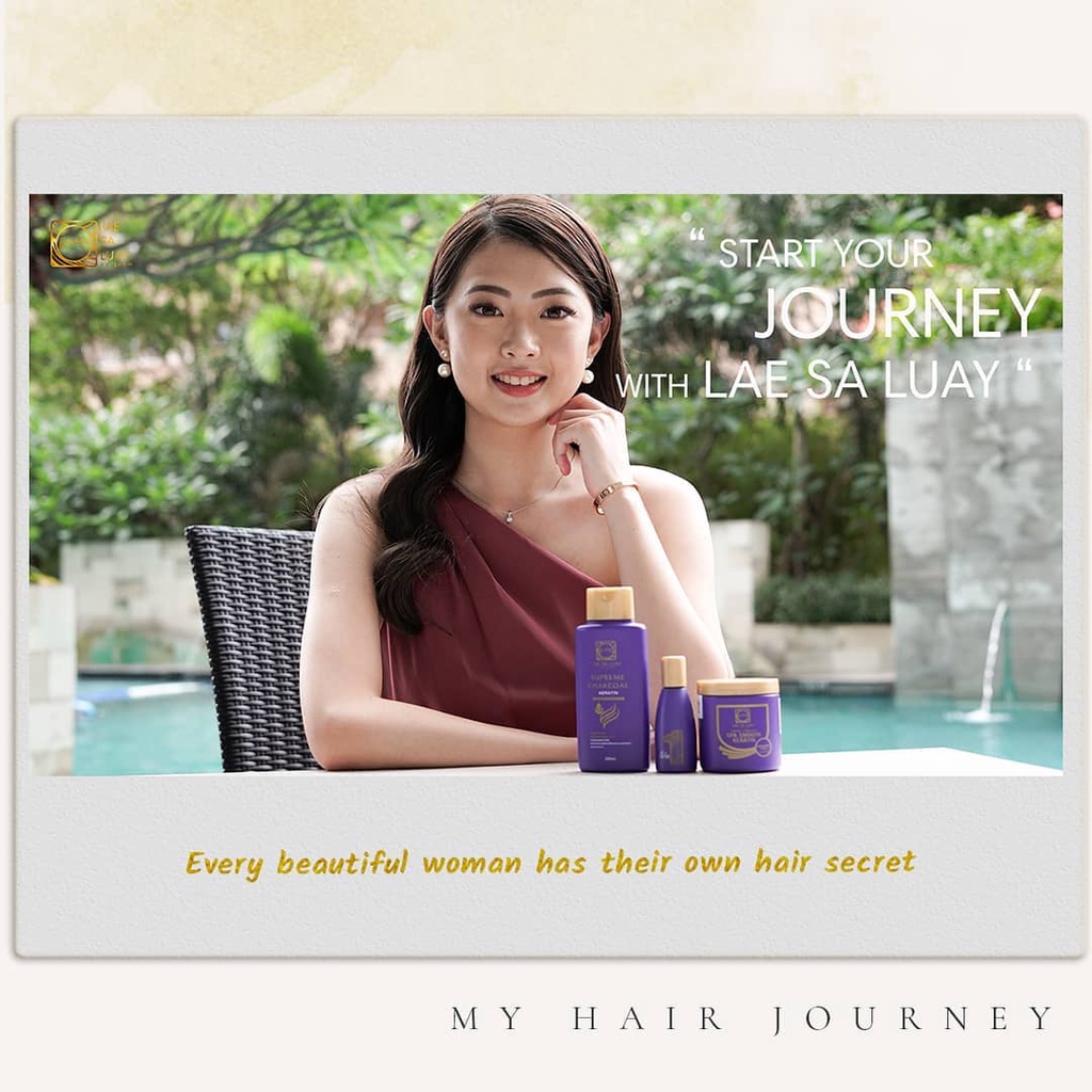 Lae Sa Luay Hair Mask Spa Smooth Keratin 100% Original / Masker Rambut / Treatment Rambut / Creambath Perawatan Rambut