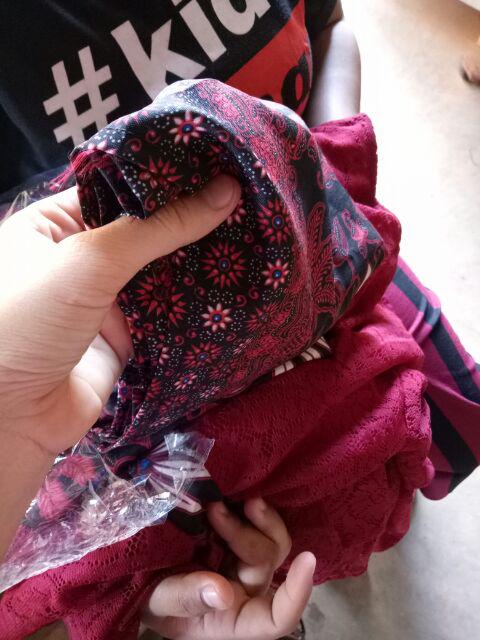 Oz Couple Annisa Couple Gamis Brukat Batik Cp Annisha