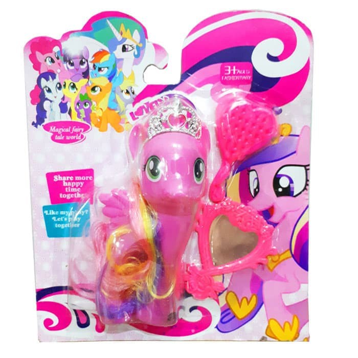 Mainan boneka action figure Little Pony dandan  / mainan anak full set kuda poni