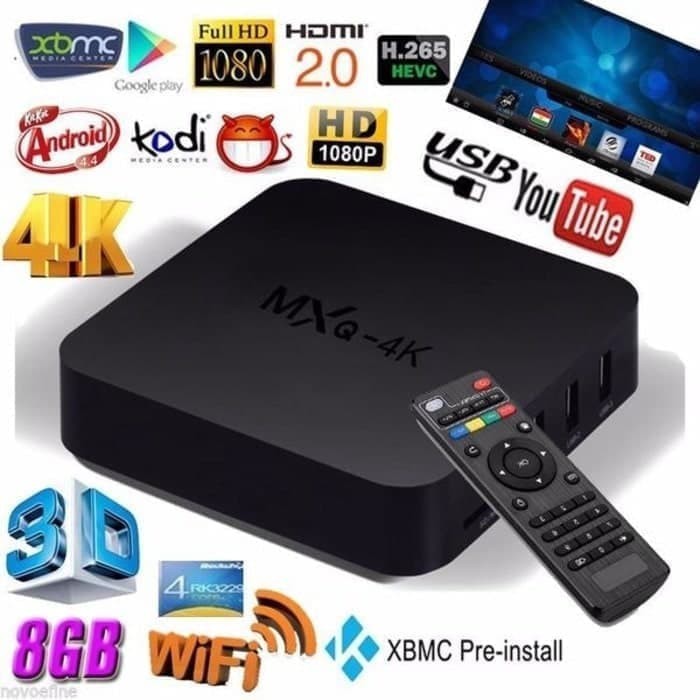 TV Box Android Smart MXQ 4K RK3229 1GB/8GB / TV Box Android Smart TV