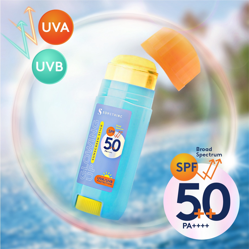 [ FREE GIFT  ] SOMETHINC Glowing Up Sunscreen Stick SPF 50+ PA ++++