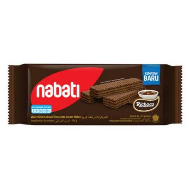 

NABATI WAFER RICHOCO CHOCOLATE 145GR