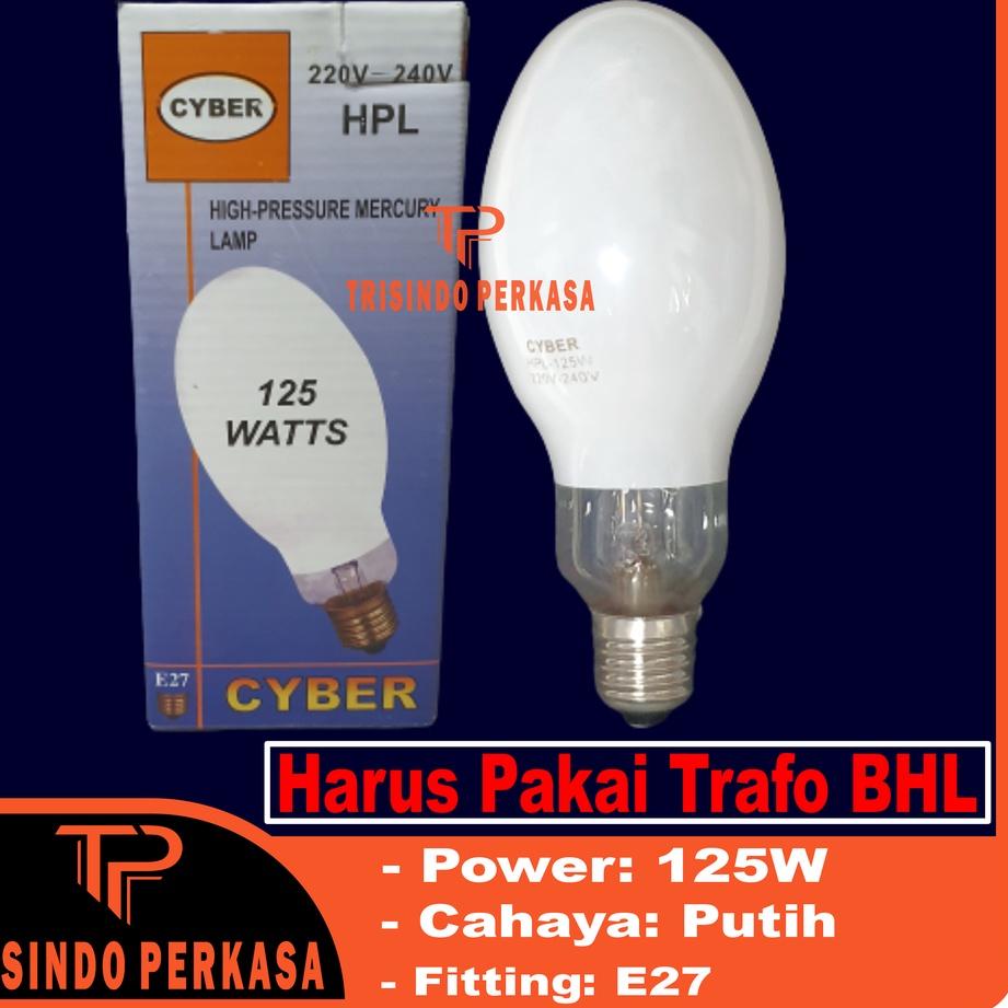 HOT SALELampu Mercury HPL / HPL-N / HPLN 125W 125 watt E27 SG Bola Lampu Jalan