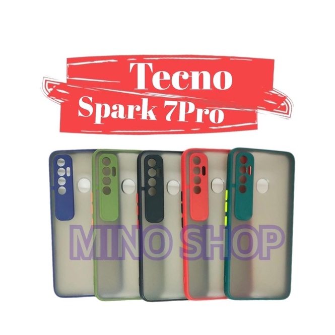 SOFTCASE TECNO SPARK 7 PRO - HARDCASE DOVE MYCHOICE + PC - AERO CASE