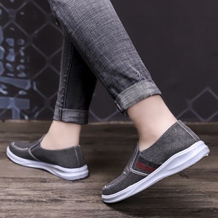 IMPORT SEPATU SLIP ON ZIPLINE JEANS KOREA FREE BOX + KAOS KAKI !!! - 2 WARNA