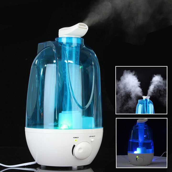 X03 Dual Mist Noozle Humidifier Air Purifier 360 Degree Mist 3L