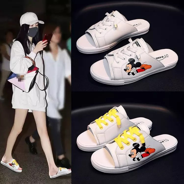 RYX222670 JKT Slip  On Wanita Tali  Sepatu  Mickey Sepatu  