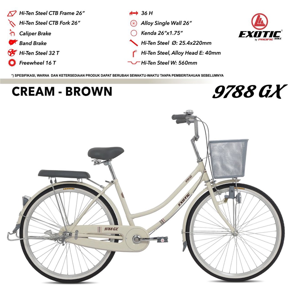 SEPEDA MINI / CTB 26" EXOTIC 9788 GX