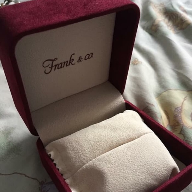 Frank and co box original untuk cincin