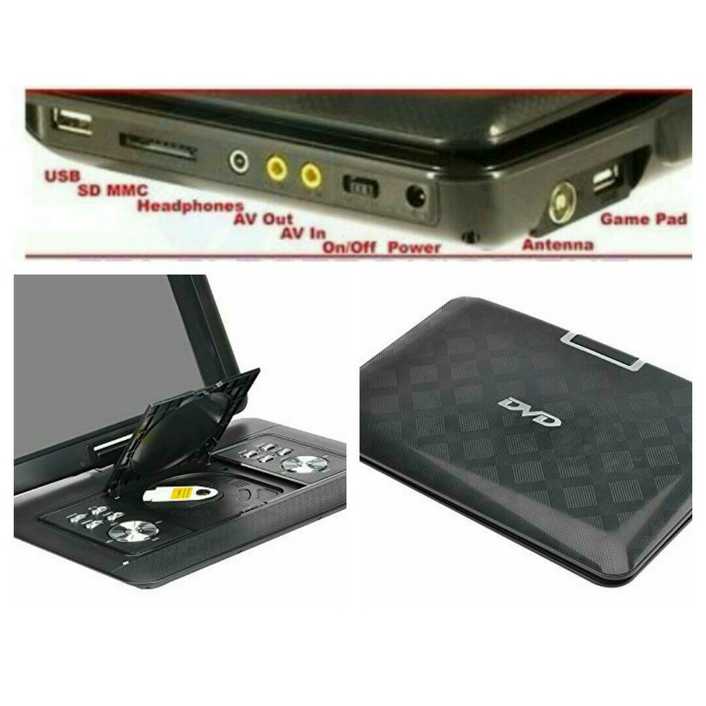 dvd portable hyundai 7 inch / tv portable 8 / dvd tv portable 8inch