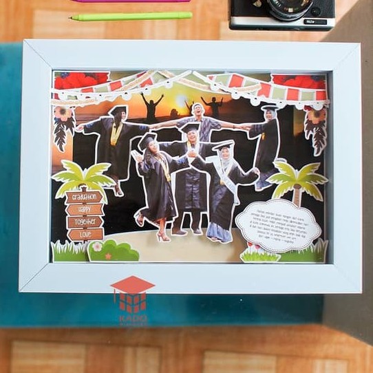 Scrapframe Foto Pop Up 3D Size A4