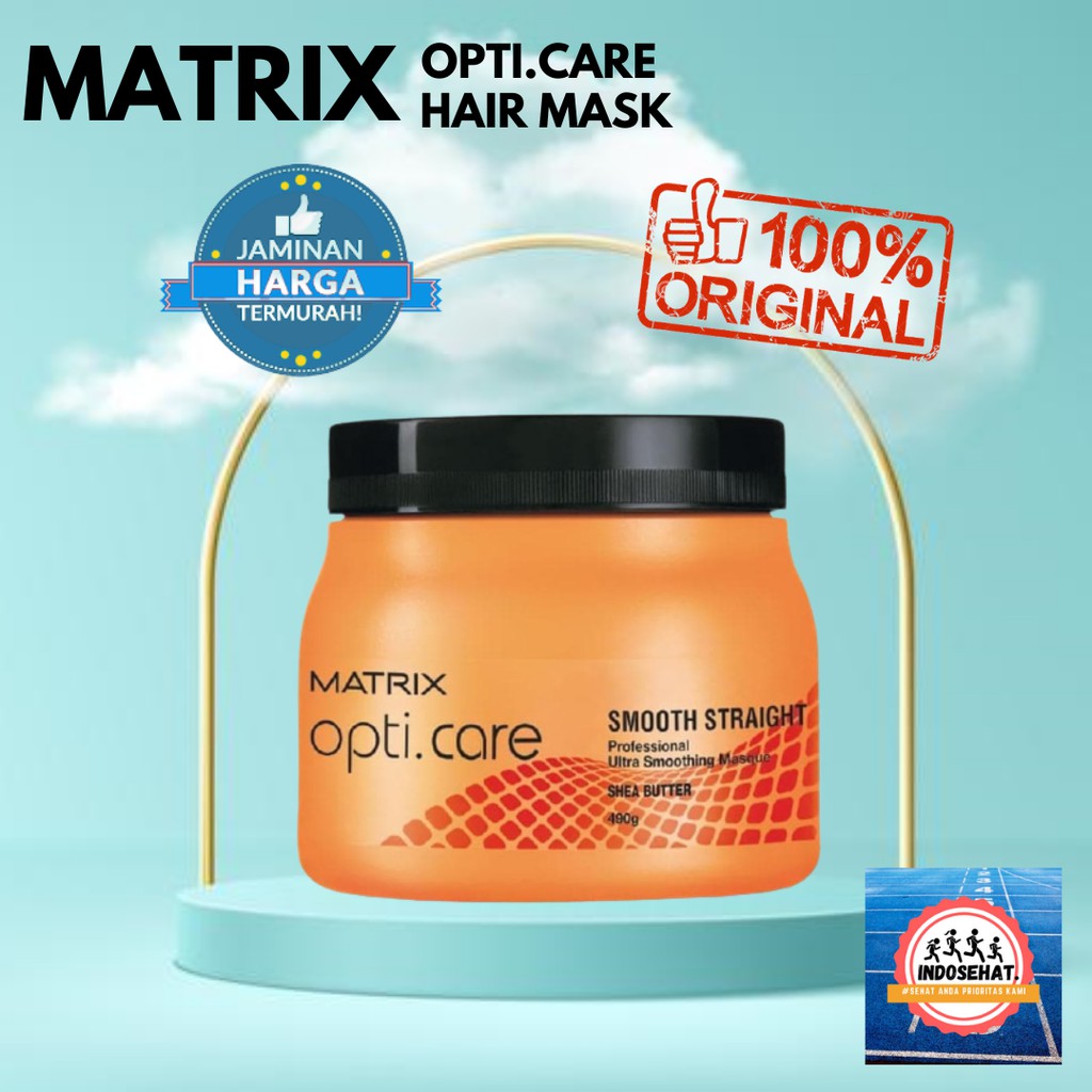 MATRIX Opti Care Hair Mask - Masker Nutrisi Perawatan Penghalus Rambut Rusak Kering Lurus 500 ml