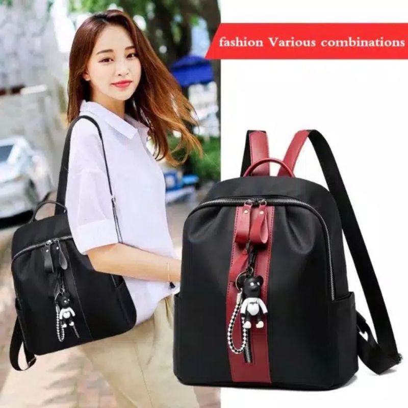 Tas Ransel Wanita Backpack Fashion Korea Terbaru Murah Promo