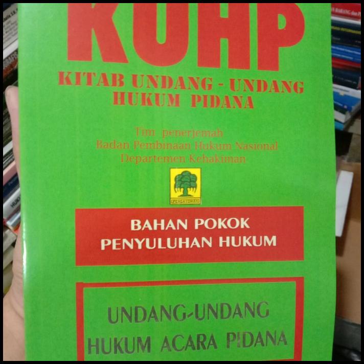 Buku Kuhp Dan Kuhap Hc .Penerbit Bphn | Caramel