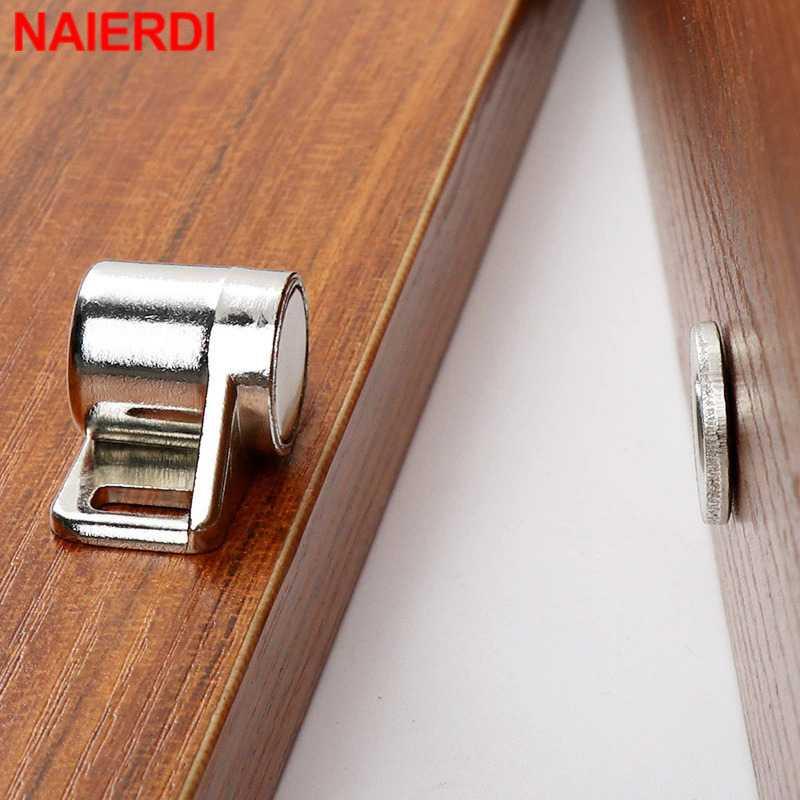 NAIERDI Penahan Pintu Lemari Magnetik Cabinet Damper Magnet - FA-03 Lemari Pintu Kamar Mandi Aksesoris Mobil Magnet Lemari Sliding Penahan Pintu Penutup Pintu Otomatis Door Stopper Penahan Pintu Rumah Penahan Pintu Magnet Penahan Pintu Mobil