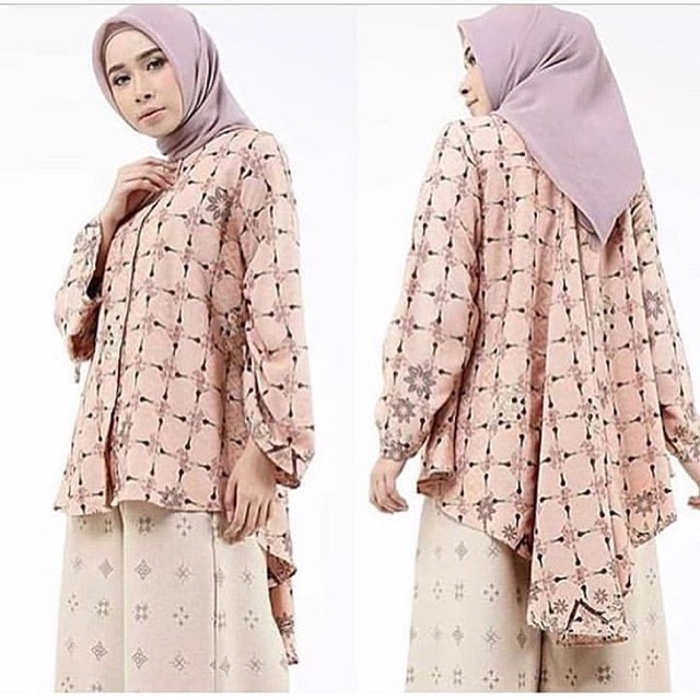 Preloved kuranji top by Ria Miranda size S (rare size) warna salmon (best seller )like NEW hanya 1 x