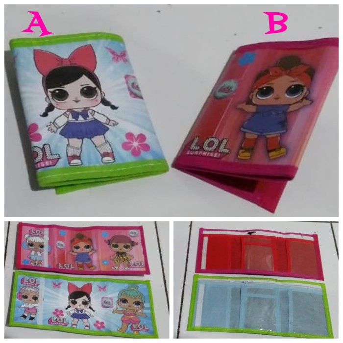 ANAK-DOMPET- KADO DOMPET LIPAT UANG ANAK PEREMPUAN CEWEK KECIL KARAKTER LOL MURAH -DOMPET-ANAK.