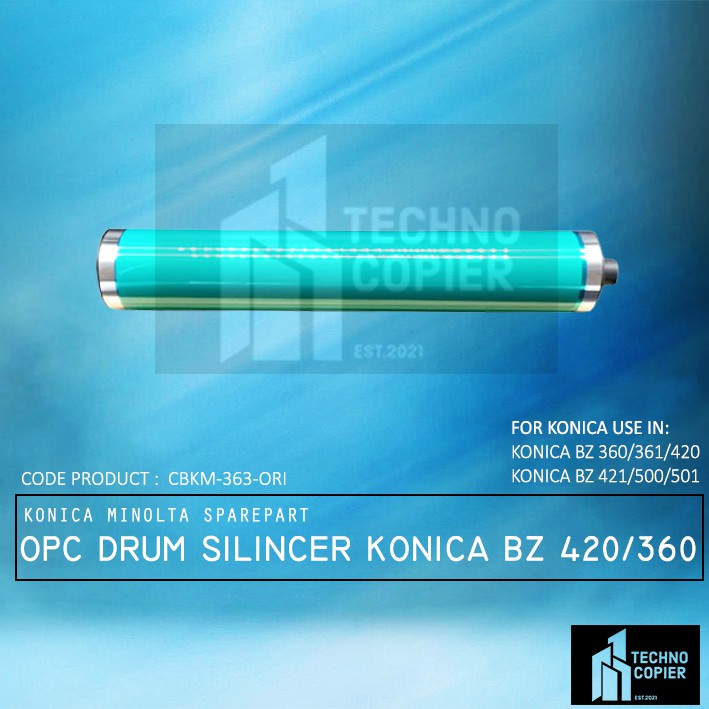 [TCH] Opc Drum Konika Minolta BZ 360 361 420 421 500 501 400 500 Japan Original Fotocopy BZ421-000