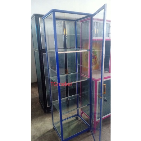 Rak kaca serbaguna/ Rak boneka/Rak Tas