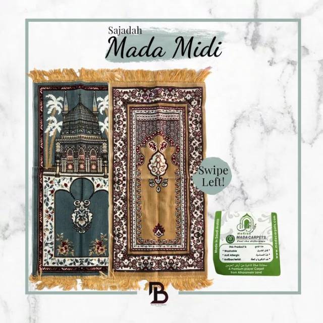 Sajadah mada mekkah midi 65cm x 110