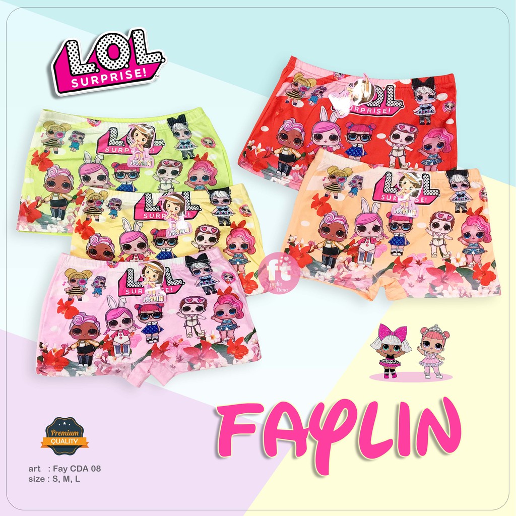 FAYLIN | Celana Dalam Boxer Anak Perempuan /art FAY CDA 08