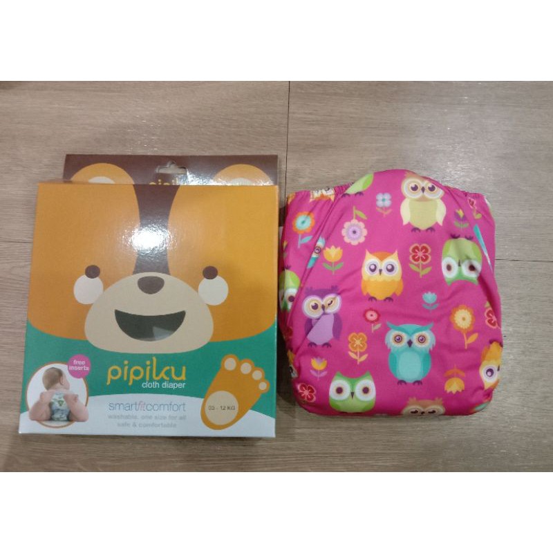 PIPIKU CLOTH DIAPER 3-12KG FREE INSERTS