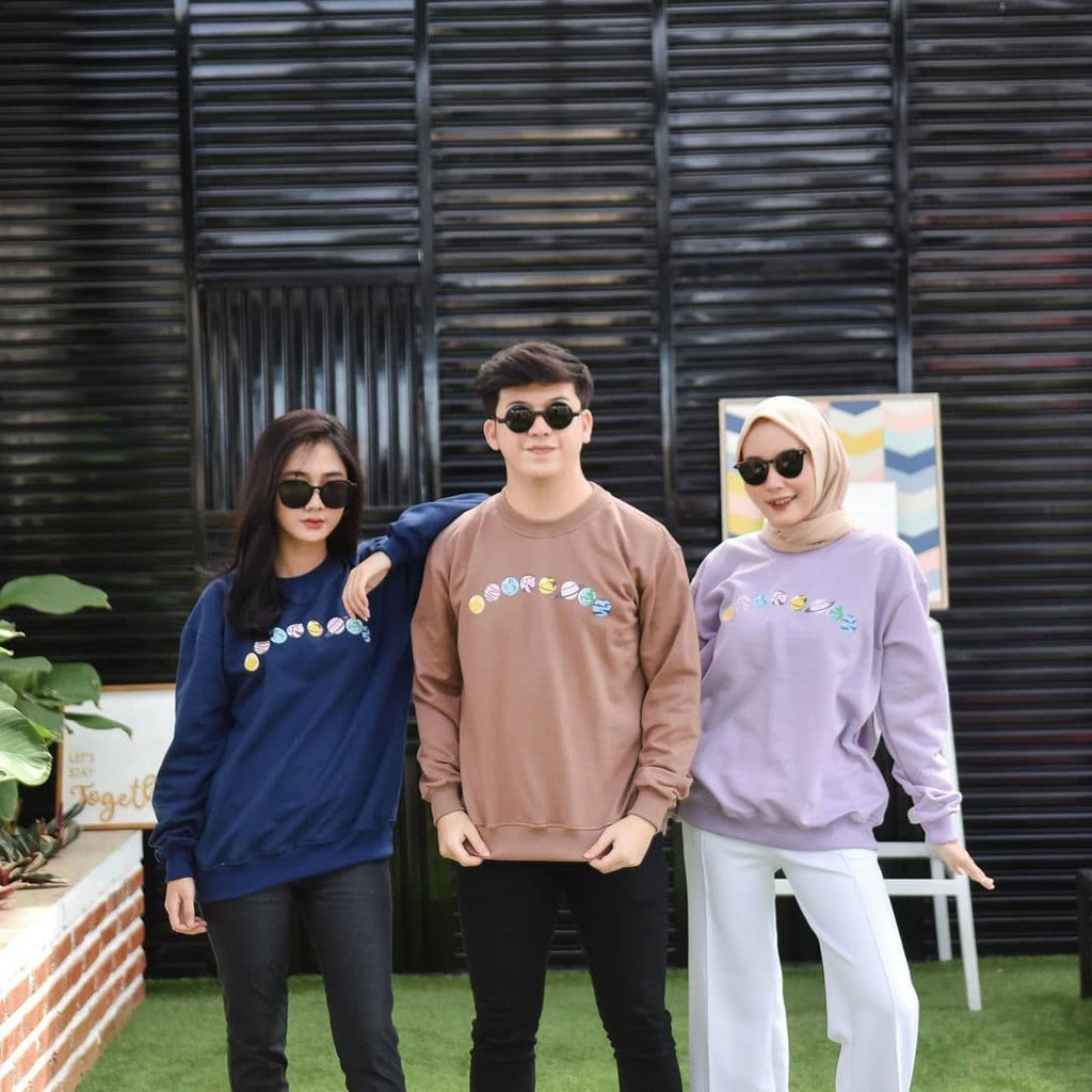 Nara Grosir - Planet Street Sweater  | Fashion Terkini | Sweater Termurah