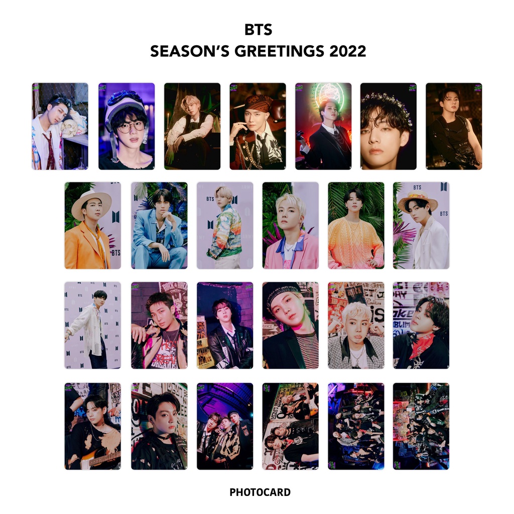 Photocard BTS Season's Greetings 2022