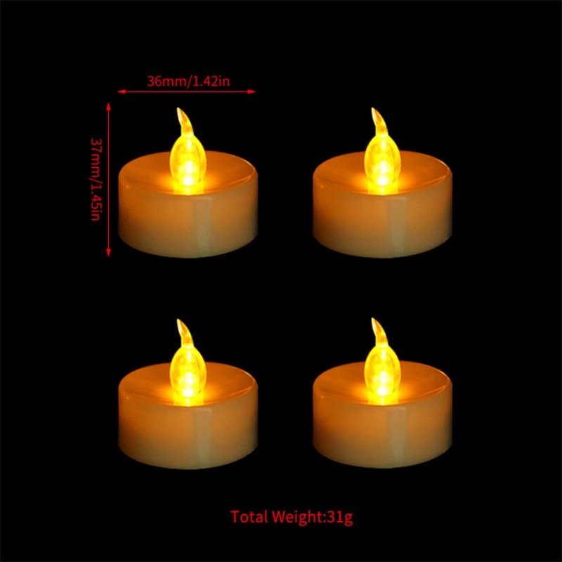 led candle electronic candle Christmas decoration electronic light decoration props small tea wax decoration lamp OW