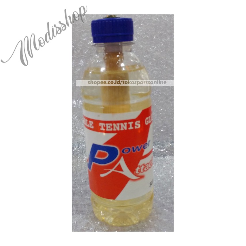 POWER ATTACK LEM BENSIN KARET BAT PINGPONG KAYU BET TENIS MEJA SPEED GLUE