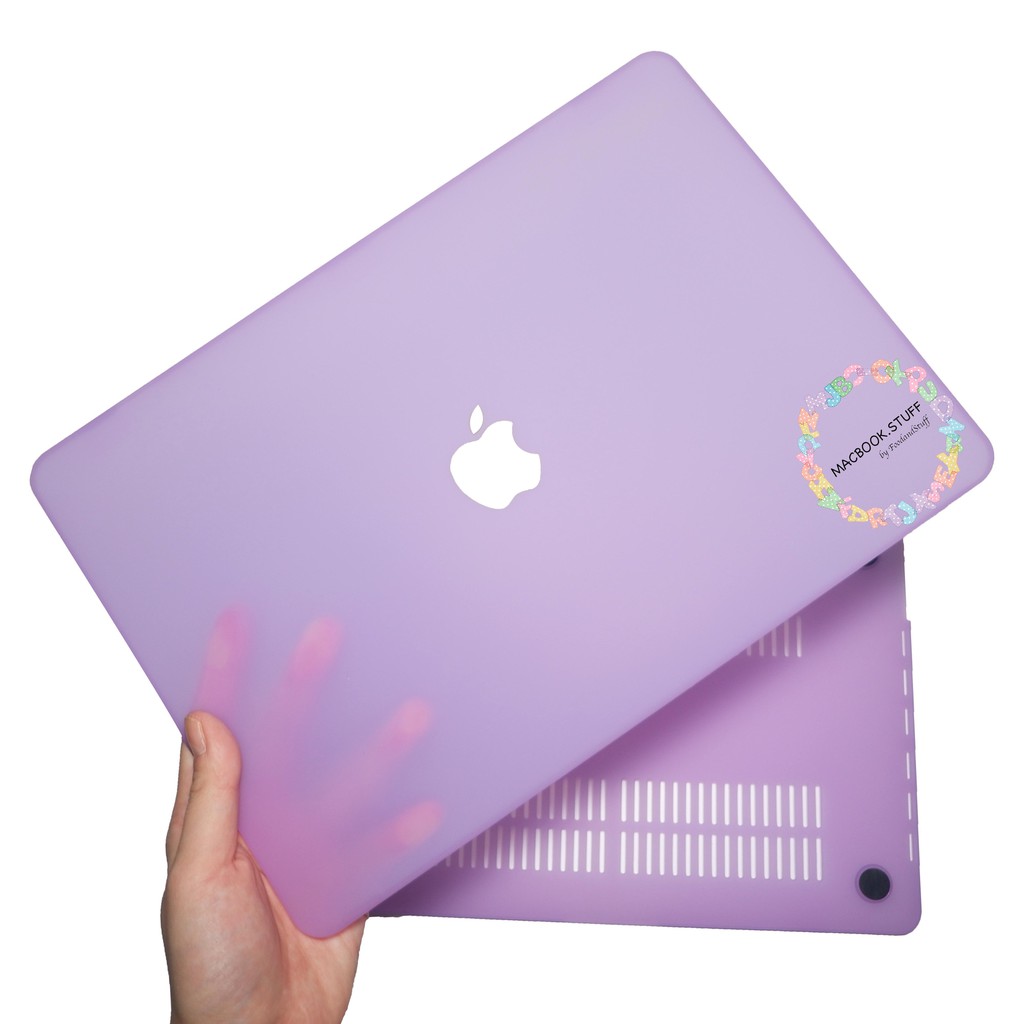 MACBOOK Case MATTE PURPLE NEW AIR PRO RETINA 11 12 13 14 15 16 INCH NON /  WITH CD ROOM / TOUCHBAR / TOUCH ID / M1 2020 2021 2022