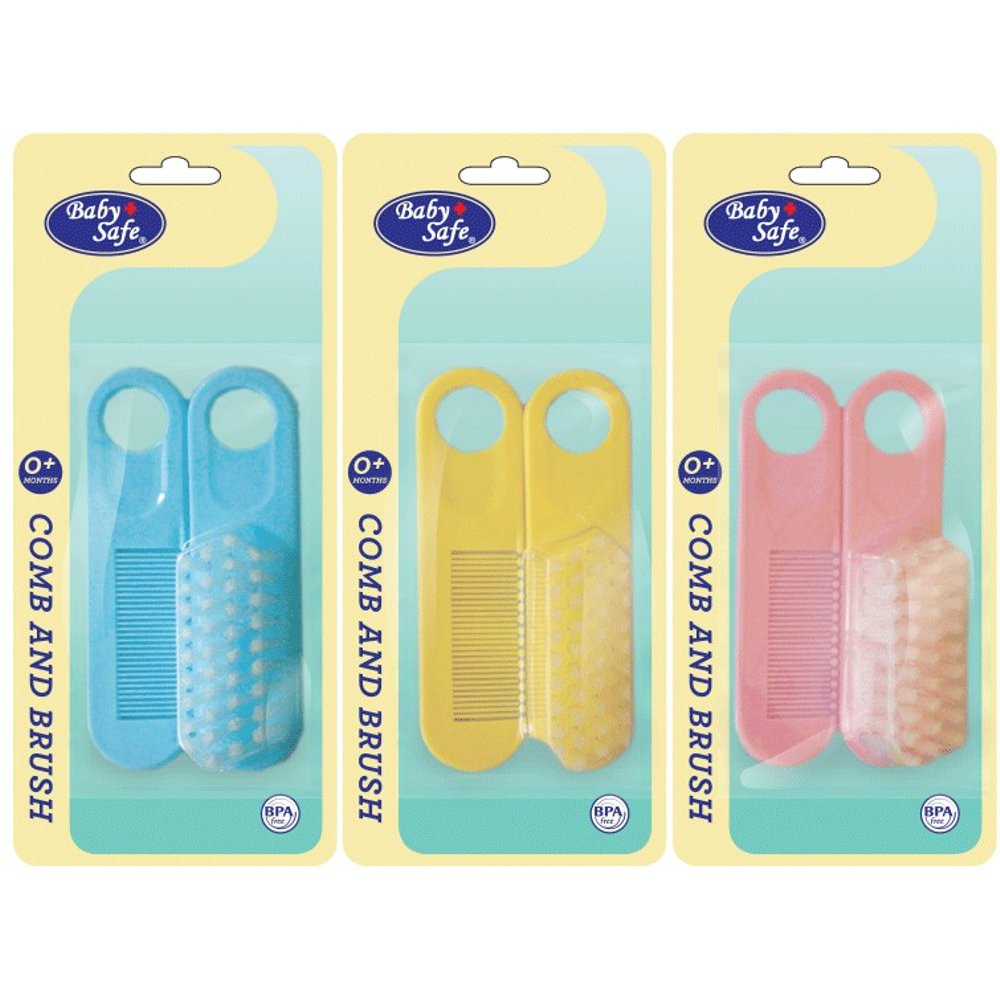 Baby Safe Comb &amp; Brush / Sisir Bayi